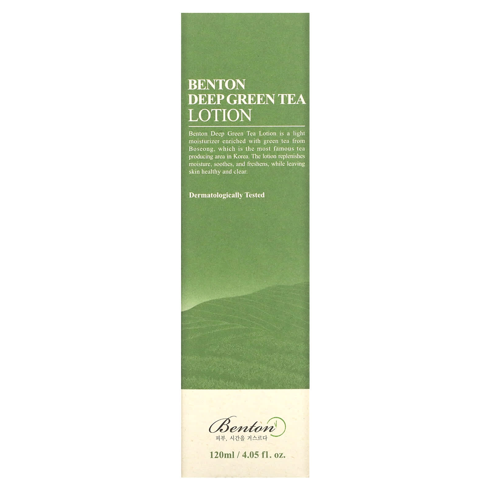 Benton, Deep Green Tea Lotion, 4.05 fl oz (120 ml)
