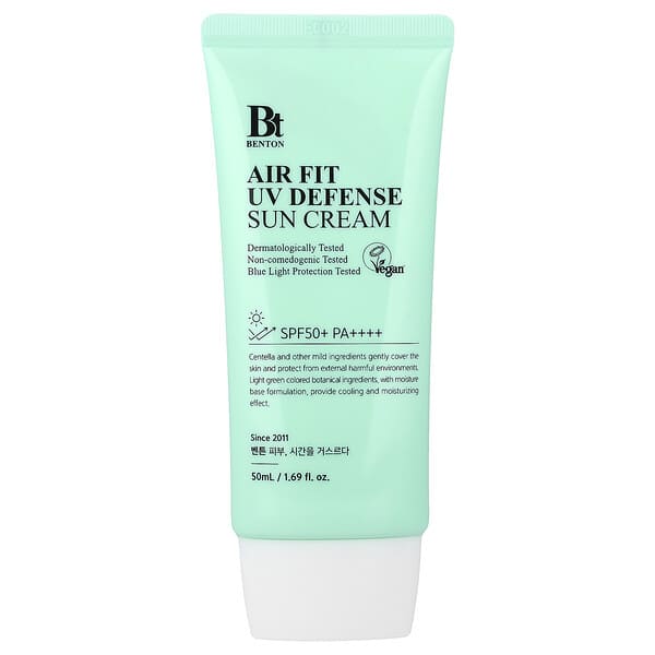 Benton, 에어 핏 UV 디펜스 선 크림, SPF 50/PA++++, 50ml(1.69fl oz)