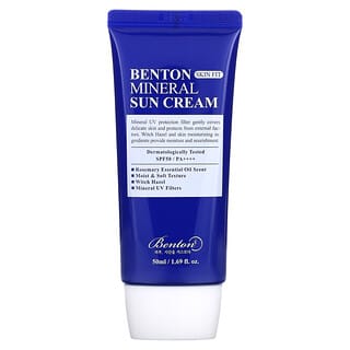 Benton, Skin Fit 礦物質抗曬霜，SPF 50/PA++++，1.69 液量盎司（50 毫升）