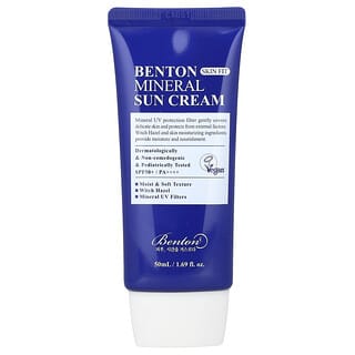 Benton, Skin Fit 礦物質抗曬霜，SPF 50/PA++++，1.69 液量盎司（50 毫升）