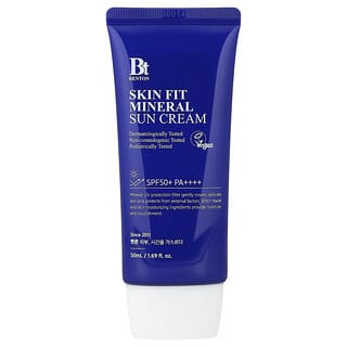 Benton, Skin Fit 矿物质抗晒霜，SPF 50/PA++++，1.69 液量盎司（50 毫升）