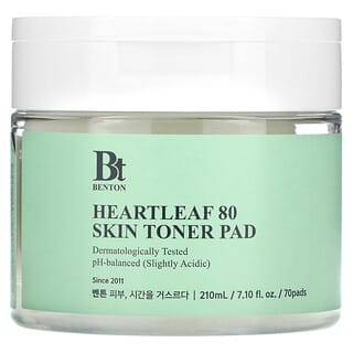 Benton, Heartleaf 80, Tampon tonifiant pour la peau, 70 tampons, 210 ml