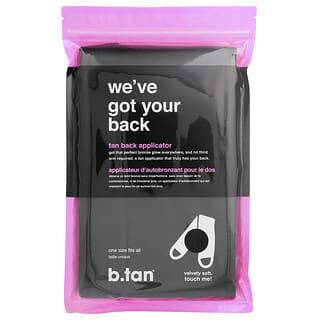 b.tan, Nós temos as suas costas, aplicador bronzeado, preto, um aplicador de tamanho único,