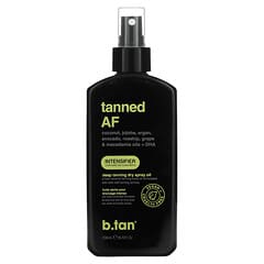 B.tan, Tanned AF, Deep Tanning Dry Spray Oil, 8 Fl Oz (236 Ml)