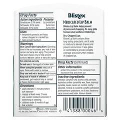 Blistex, Medicated Lip Protectant/Sunscreen, SPF 15, Original, 3 Balm Value Pack, 0.15 oz (4.25 g) Each