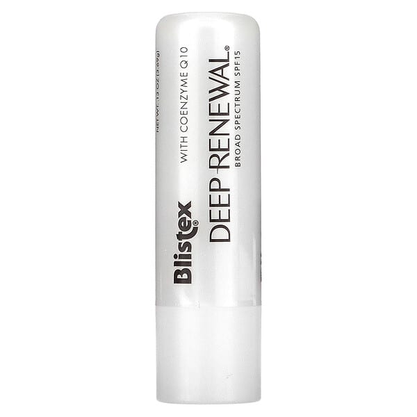 Blistex, Deep Renewal、エイジングケア・トリートメント、リップ・プロテクタント/サンスクリーン SPF 15、0 .13 オンス (3.69 g)