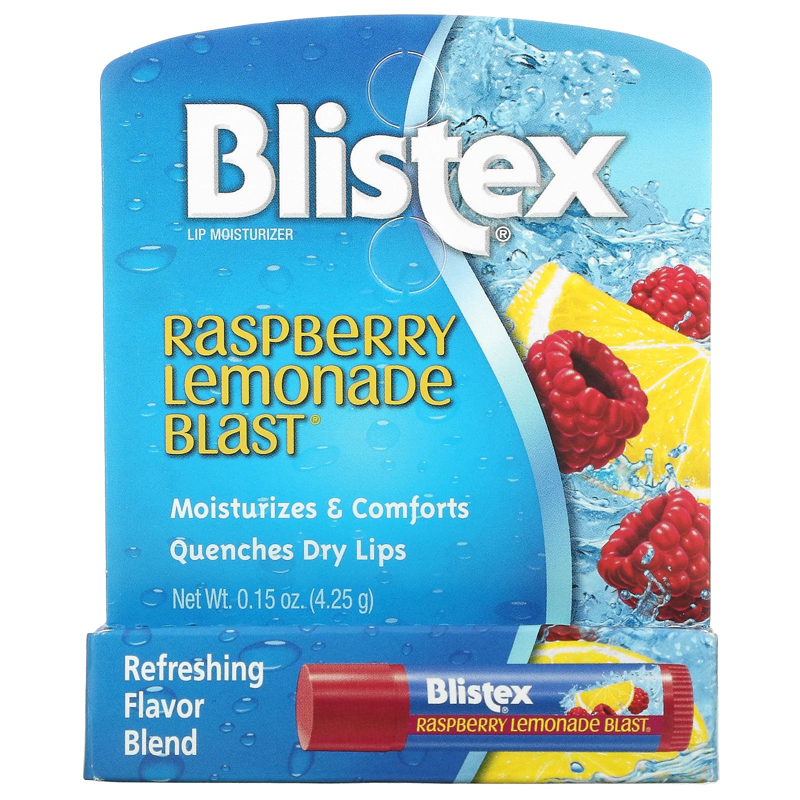 Blistex, Lip Moisturizer, Raspberry Lemonade Blast, .15 oz (4.25 g)