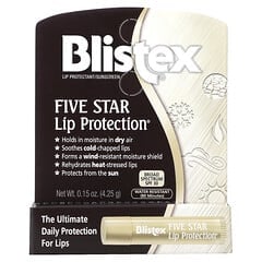 Blistex‏, הגנה על השפתיים בדירוג של חמישה כוכבים, SPF 30‏, 4.25 גרם (0.15 אונקיות)