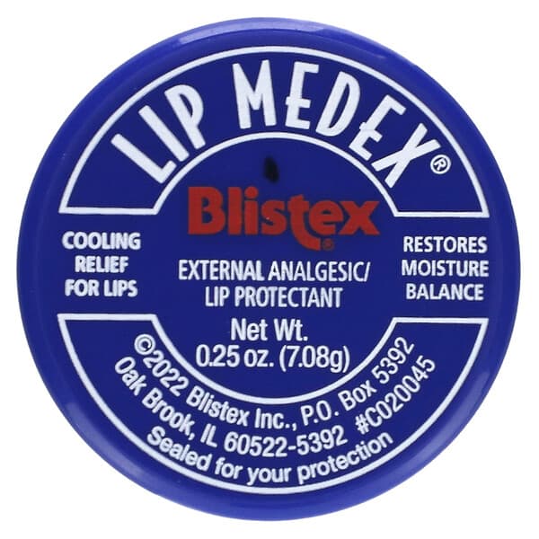 Blistex, Lip Medex，3 罐，每罐 0.25 盎司（7.08 克）