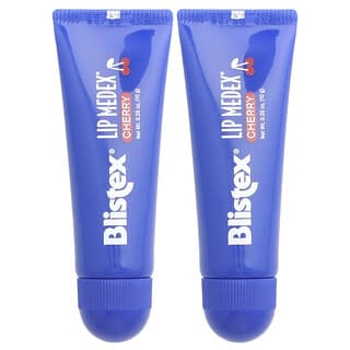 Blistex, Lip Medex®, протектор за устни/външен аналгетик, череша, 2 туби, 10 g (0,35 oz) всяка