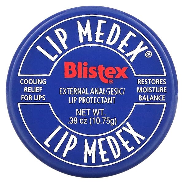 Blistex, Lip Medex, External Analgesic Lip Protectant, 0.38 oz (10.75 g)