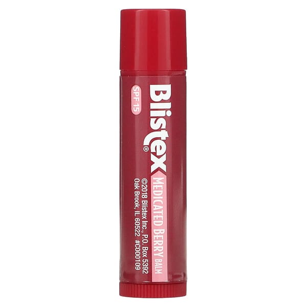 Blistex, Medicated Lip Protectant/Sunscreen, SPF 15, Berry, 0.15 oz (4.25 g)