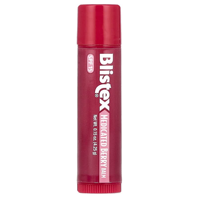 Medicated Lip Protectant Sunscreen SPF 15 Berry 0.15 oz 4.25 g