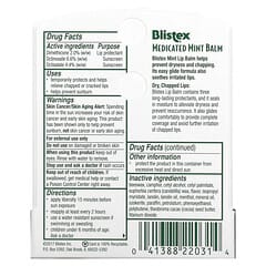 Blistex, Medicated Lip Protectant/Sunscreen, SPF 15, Mint, 0.15 oz (4.25 g)