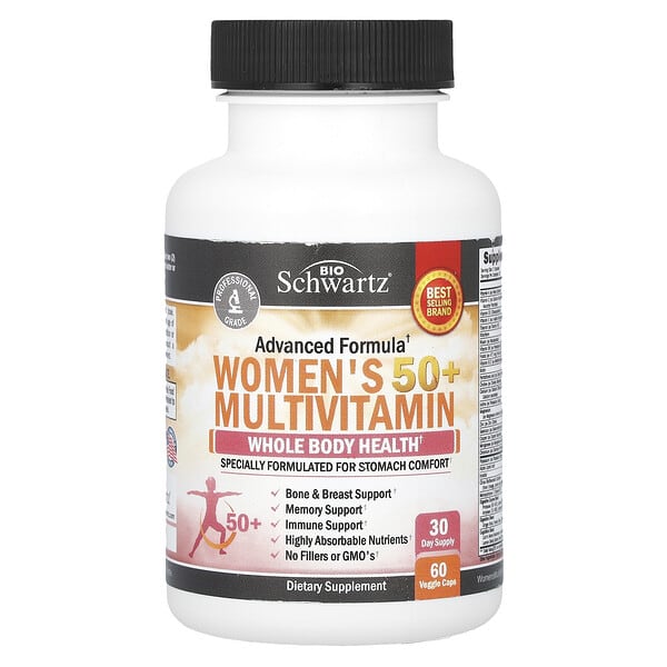 Women's 50+ Multivitamin, 60 Veggie Caps