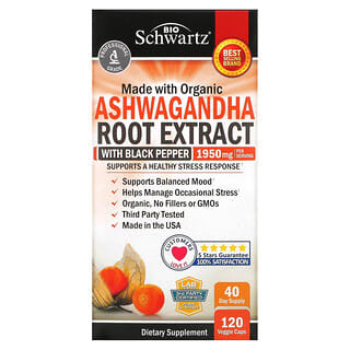 BioSchwartz, Ashwagandha Root Extract, 650 mg, 120 Veggie Caps