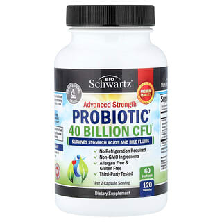 BioSchwartz, Advanced Strength Probiotic, 120 капсул