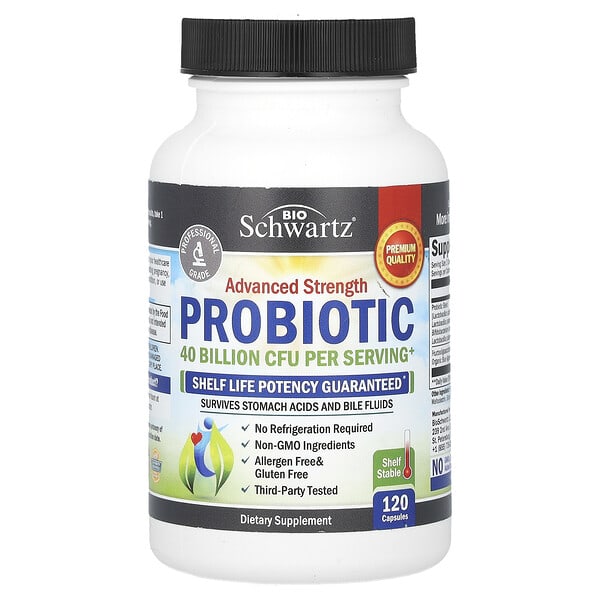 Advanced Strength Probiotic, 120 Capsules