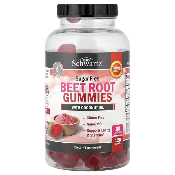 BioSchwartz, Beet Root Gummies, 120 Gummies (250 mg per Gummy) — product photo 1