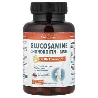 BioSchwartz, Glucosamine Chondroitin + MSM, 90 Capsules