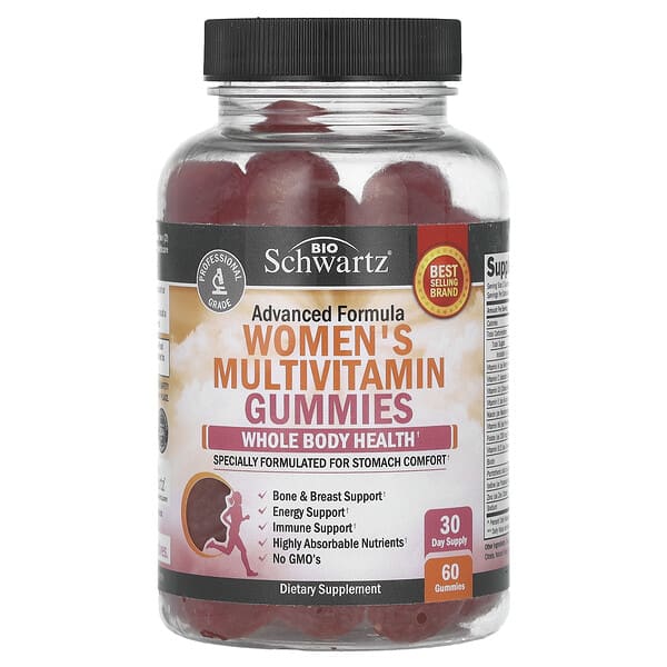 Women's Multivitamin Gummies, Advanced Formula, 60 Gummies