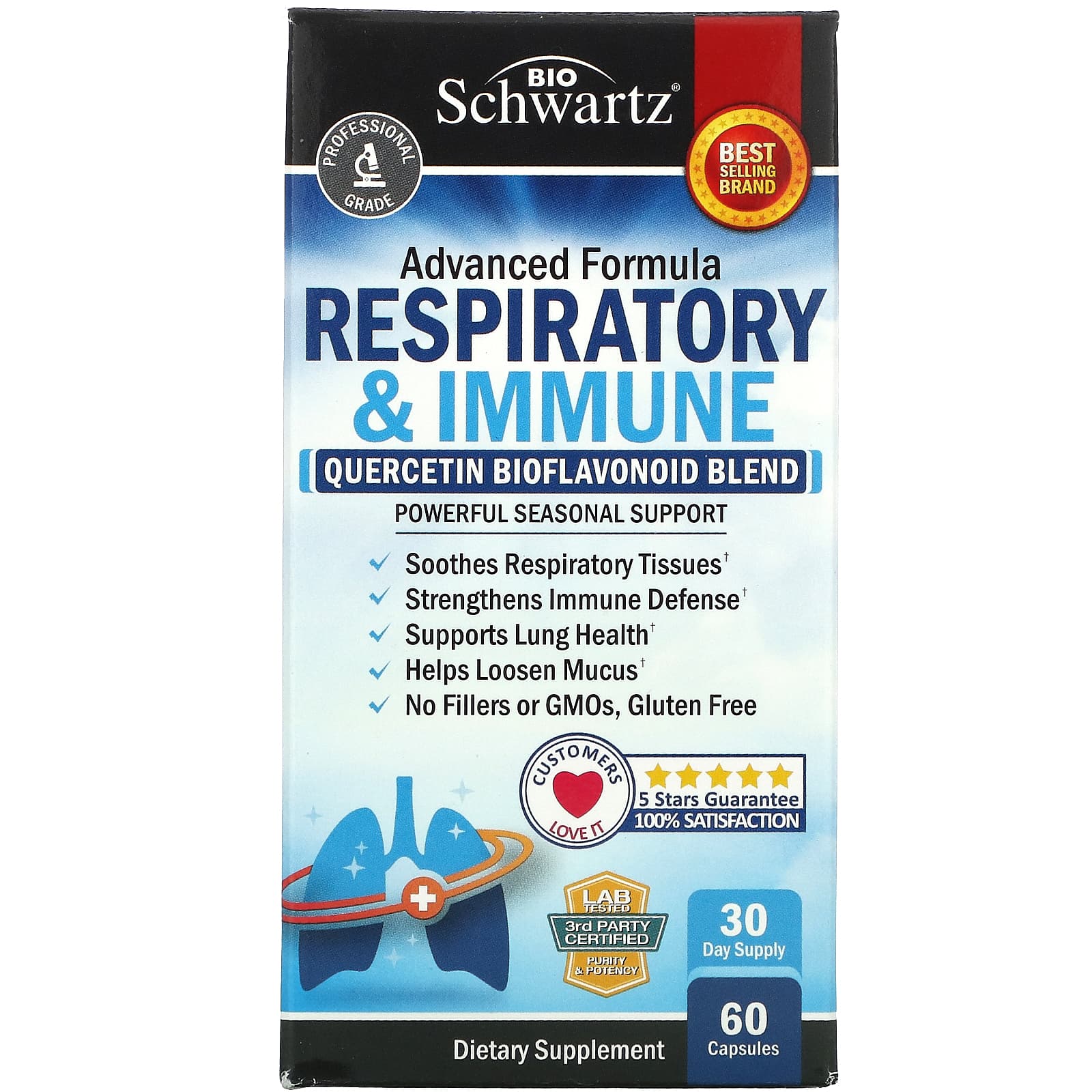 BioSchwartz, Respiratory & Immune, Quercetin Bioflavonoid Blend, 60