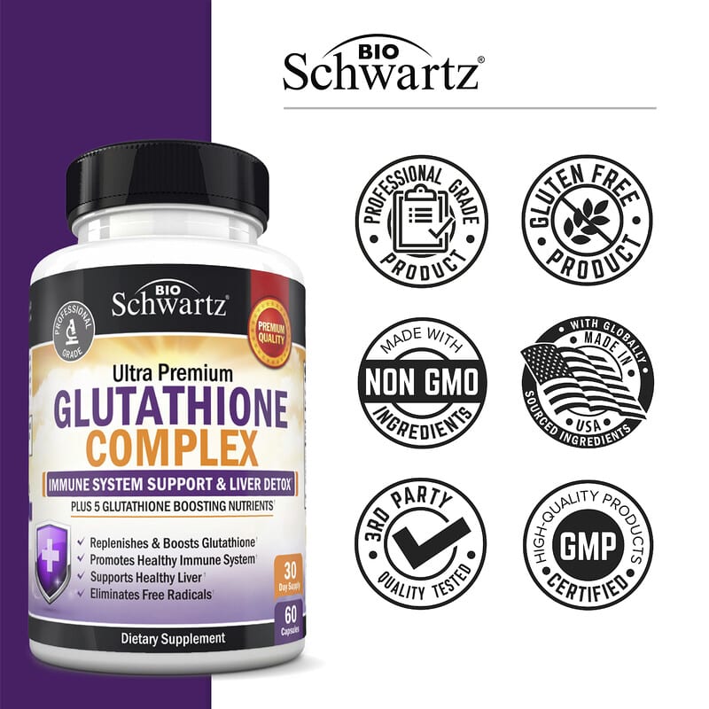 glutathione complex review Complex, 60 Capsules No preservatives White Button, Cremini & np_n3_energie_fatigue Pack size:100ml