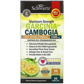 BioSchwartz, Garcinia Cambogia, 500 mg, 90 Veggie Caps