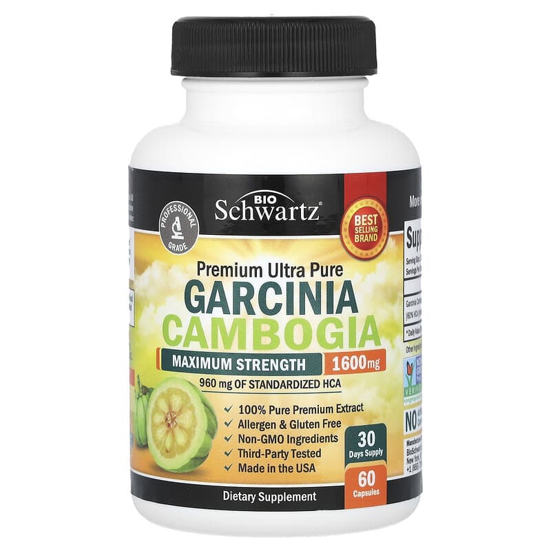 Garcina Cambogia, Maximum Strength, 60 Capsules (800 mg per Capsule) Garcina Cambogia, Maximum Strength, 60 Capsules (800 mg per Capsule)