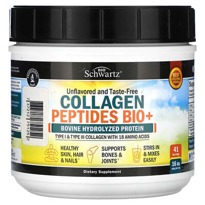 BioSchwartz, Collagen Peptides Bio+, Original, 16 oz (454 g)