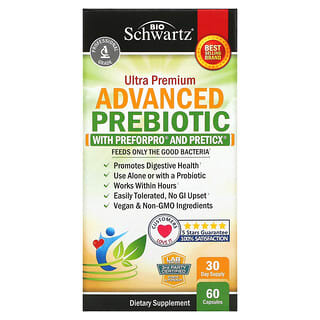 BioSchwartz, Prebiótico, 60 cápsulas vegetales