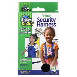 Baby Buddy, Deluxe Security Harness, 9 Months to 4 Years, 4 Piece Set