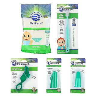Baby Buddy, Brilliant, 5 Pc Oral Care Kit, 0-24 Months, 5 Piece Kit