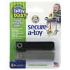 Secure-A-Toy, 4+ Months, Black and Gray, 2 Straps