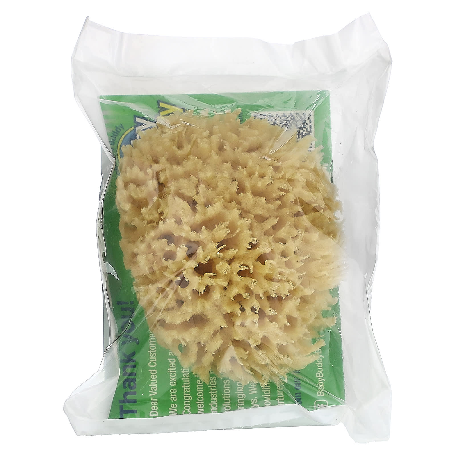 Baby Buddy Esponja de mar de lana natural, esponja de baño para bebé, suave  en la piel tierna, hipoalergénica, marrón, 4 pulgadas, 2 unidades