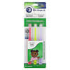 Brillante, spazzolino per bambini, 2-5 anni, rosa, giallo, viola, 3 spazzolini