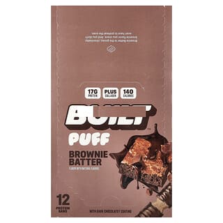 Built, Puff, Proteinske pločice, smjesa za brownieje, 12 pločica, 40 g svaka