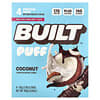 Built, Puff, Barritas proteicas, Coco, 4 barritas, 40 g (1,41 oz) cada una