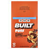 Built, Hojaldrada, Barritas proteicas, Taza de mantequilla de maní, 12 barritas, 40 g (1,41 oz) cada una