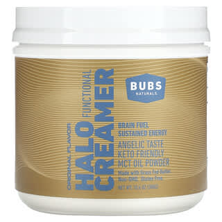BUBS Naturals‏, קרם Halo Functional Creamer, מקורי, 300 גרם (10.6 אונקיות)