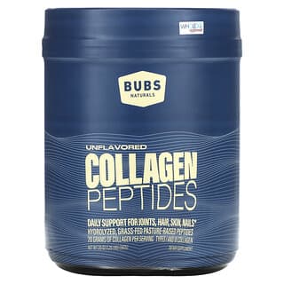 BUBS Naturals, Collagen Peptides, Unflavored, Kollagenpeptide, geschmacksneutral, 567 g (20 oz.)