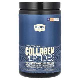 BUBS Naturals, Peptides de collagène, Non aromatisé, 283 g