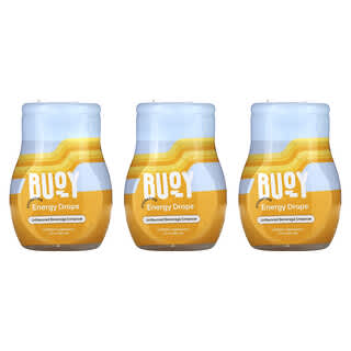 Buoy Hydration, Hydrating Energy Drops, Getränkeverstärker, geschmacksneutral, 3er-Pack, je 60 ml (2 fl. oz.)