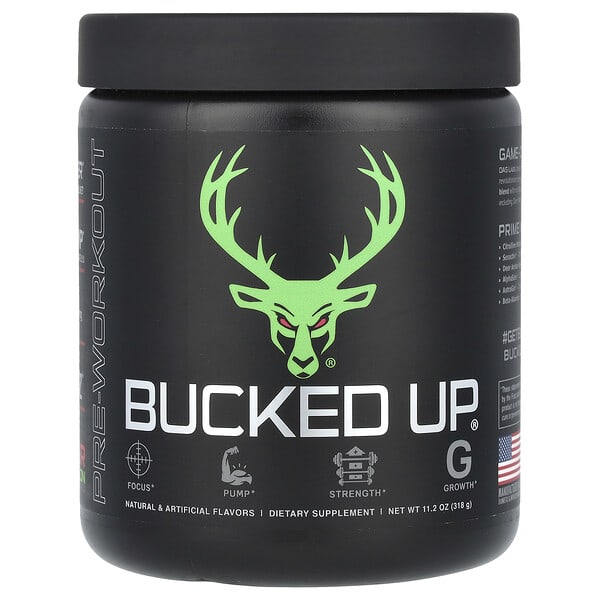Bucked Up Pre-Workout, Watermelon, 11.2 oz (318 g)