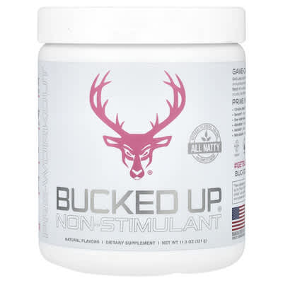 Bucked Up, Pre-Workout Formula, Stimulant-Free, Pink Lemonade Flavor, 11.3 oz (321 g)