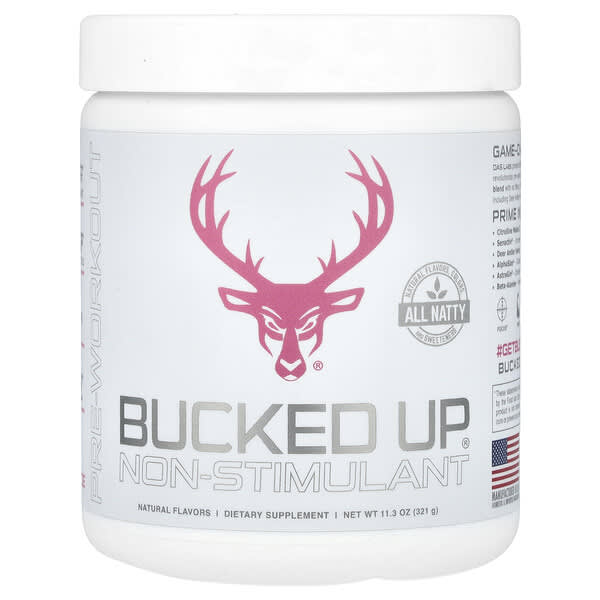 Bucked Up Pre-Workout, Non-Stimulant, Pink Lemonade, 11.3 oz (321 g)