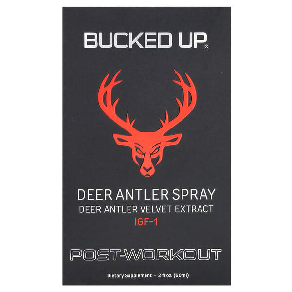 Bucked Up, 운동 후 녹용 스프레이, 60ml(2oz)