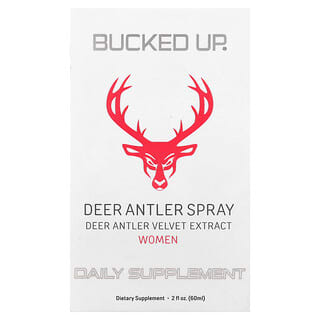 Bucked Up, Aksamitny ekstrakt z poroża jelenia w sprayu, dla kobiet, 60 ml