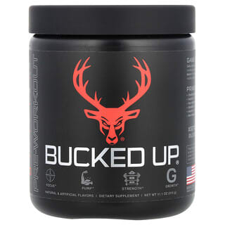Bucked Up, Preentrenamiento, Frambuesa roja, 315 g (11,1 oz)