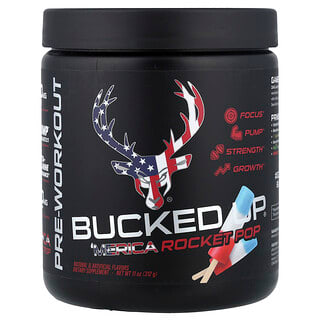 باكد آب‏, مكمل غذائي لما قبل التمارين الرياضية ، 'Merica Rocket Pop ، 11 أونصة (312 جم)
